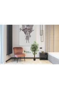 120 Cm Yeşil Beyaz Yapay Benjamin Ağacı - Görsel 4