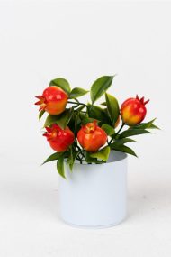 3 Adet Mini Beyaz Saksıda Yapay Çiçek Seti - Görsel 21