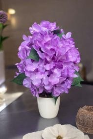 BEYAZ SAKSIDA YAPAY ORTANCA AĞACI 40 CM - Görsel 11