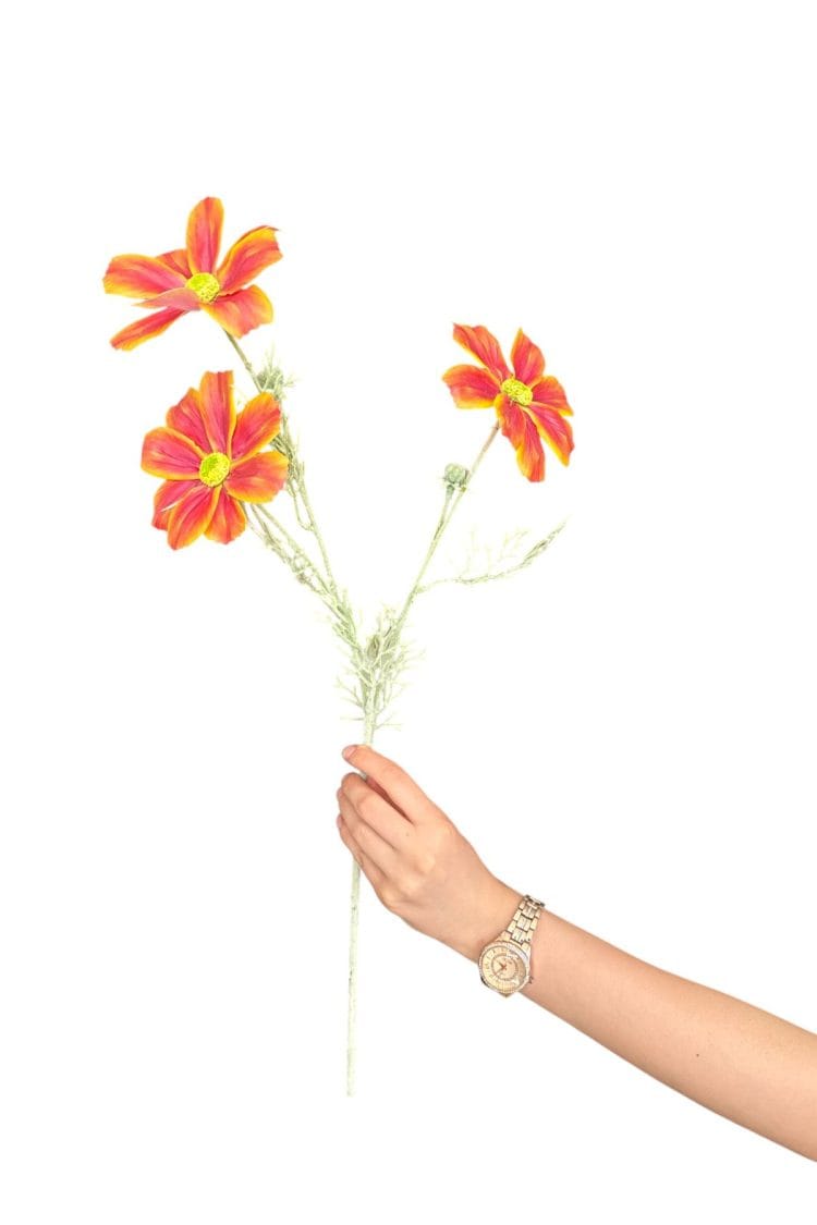 Islak Dokulu 60 cm Yapay Gelincik Çiçeği – Gerçekçi Görünümlü Dekoratif Salon ve Masa Çiçeği